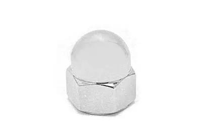 Colony Chrome Acorn Nuts Fine 1/4 inch-28 Thread (Pack of 5) by Colony