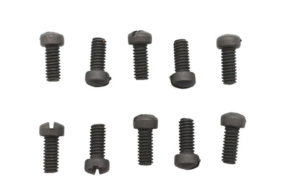 Colony Fillister Head Screws 8-32 N.C. x 3/8 inch, Pack of 10 - Replica Parkerized Finish