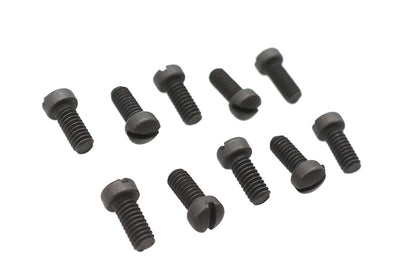 Colony Fillister Head Screws 8-32 N.C. x 3/8 inch, Pack of 10 - Replica Parkerized Finish