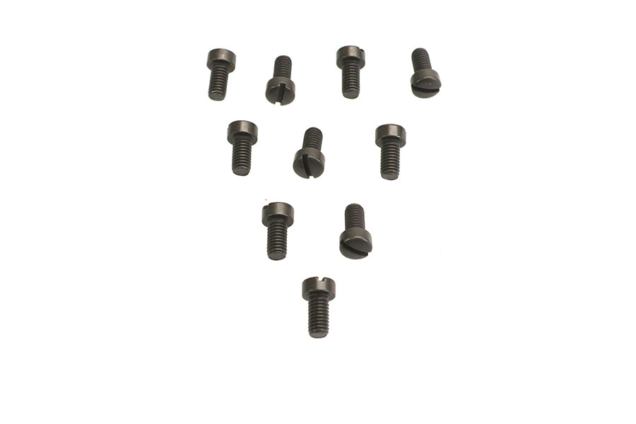 Colony 035-10PK Replica Parkerized Fillister Head Screws, 10-32 x 3/8 inch