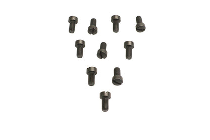 Colony 035-10PK Replica Parkerized Fillister Head Screws, 10-32 x 3/8 inch