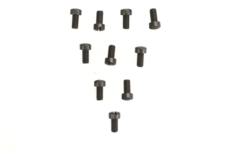 Colony 035-10PK Replica Parkerized Fillister Head Screws, 10-32 x 3/8 inch