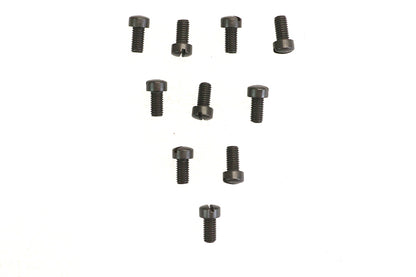 Colony 035-10PK Replica Parkerized Fillister Head Screws, 10-32 x 3/8 inch