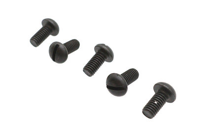 Colony Motorcycle Parts Round Head Screws 1/4 inch-24 x 1/2 inch, Replica Parkerized Finish