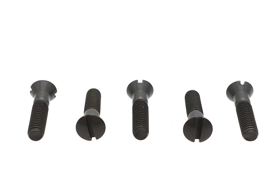 Colony Oval Countersunk Head Screws 1/4 inch-24 x 1-1/8 inch - Replica Parkerized Finish