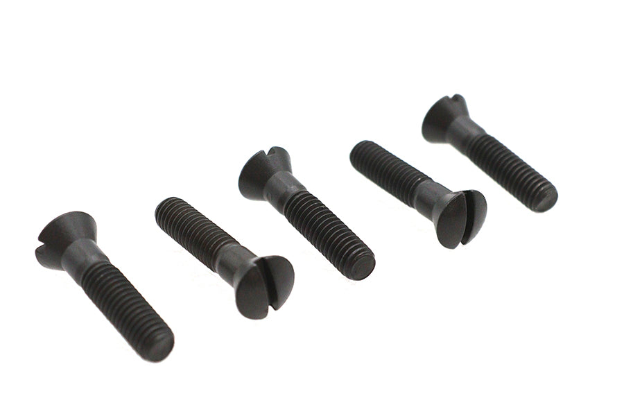 Colony Oval Countersunk Head Screws 1/4 inch-24 x 1-1/8 inch - Replica Parkerized Finish