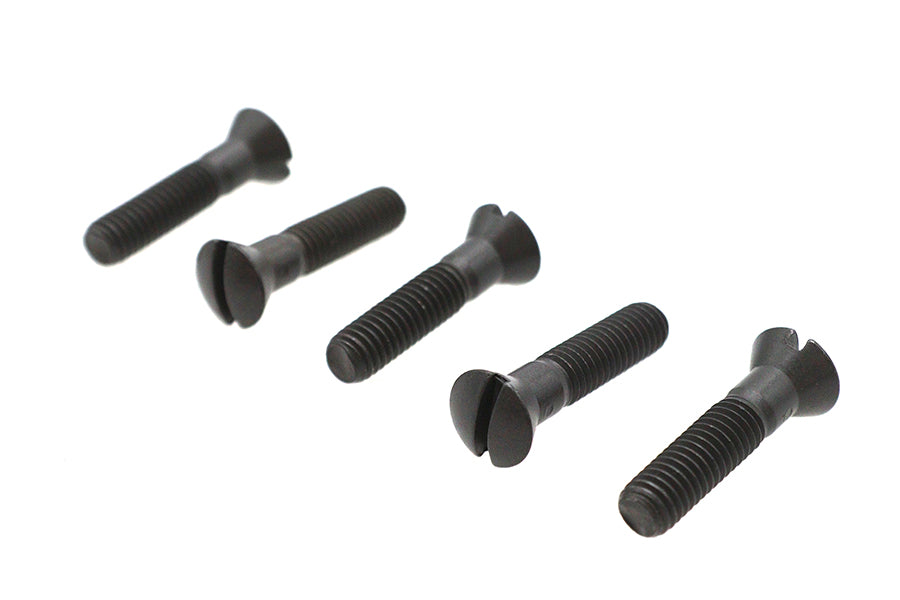 Colony Oval Countersunk Head Screws 1/4 inch-24 x 1-1/8 inch - Replica Parkerized Finish