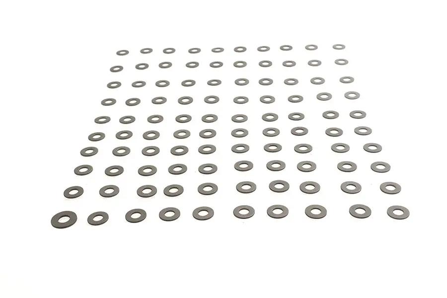 Colony Parkerized Flat Washers 1/4 inch Inner Diameter – Durable Steel Hardware for Automotive and Machinery Applications by Colony