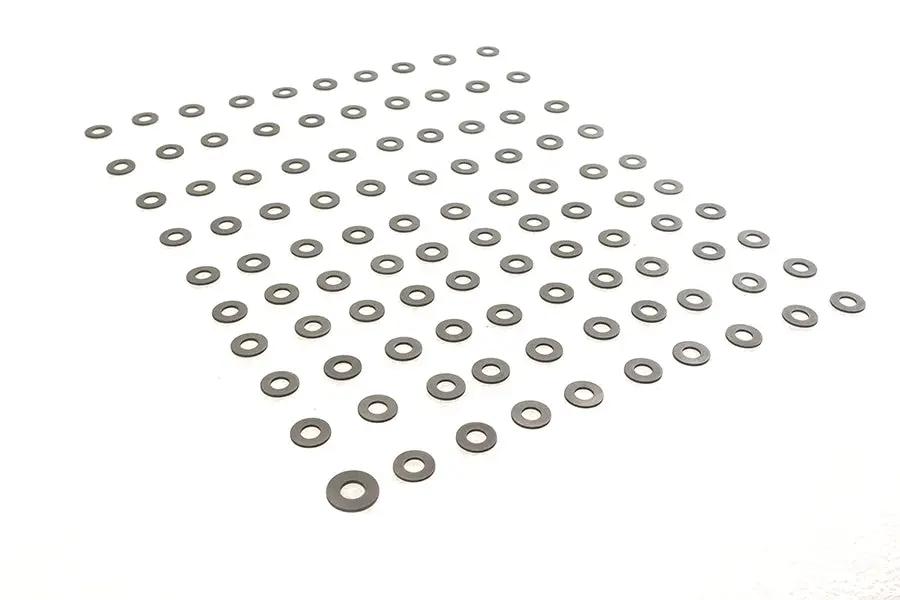 Colony Parkerized Flat Washers 1/4 inch Inner Diameter – Durable Steel Hardware for Automotive and Machinery Applications by Colony