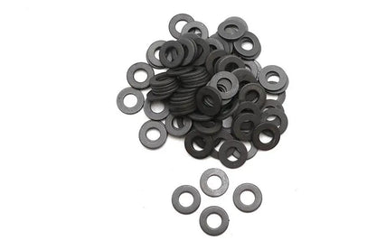 Colony 5/16 Inch Parkerized Flat Washers - Durable Steel Fasteners for Motorcycle Applications by Colony