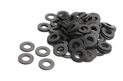 Colony 5/16 Inch Parkerized Flat Washers - Durable Steel Fasteners for Motorcycle Applications by Colony