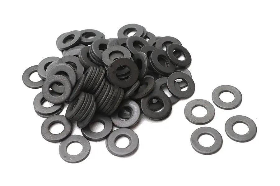 Colony 5/16 Inch Parkerized Flat Washers - Durable Steel Fasteners for Motorcycle Applications by Colony