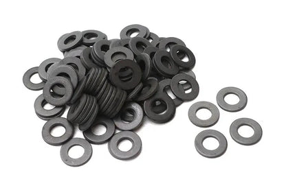 Colony 5/16 Inch Parkerized Flat Washers - Durable Steel Fasteners for Motorcycle Applications by Colony