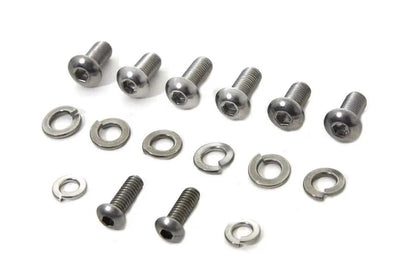 V-Twin Stainless Steel Headlamp Cowl Screw Kit for Harley Davidson FL (1960-1969) by V-Twin
