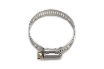 V-Twin Stainless Steel Hose Clamps #24 Size - Durable and Reliable Fastening Solution