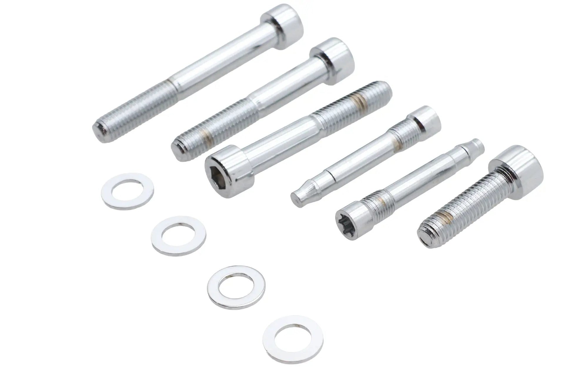 Gardner-Westcott P-80-147 Chrome Front Brake Caliper Mount Kit with Allen Head Bolts for Harley Davidson XL and FXST Models by Gardner-Westcott