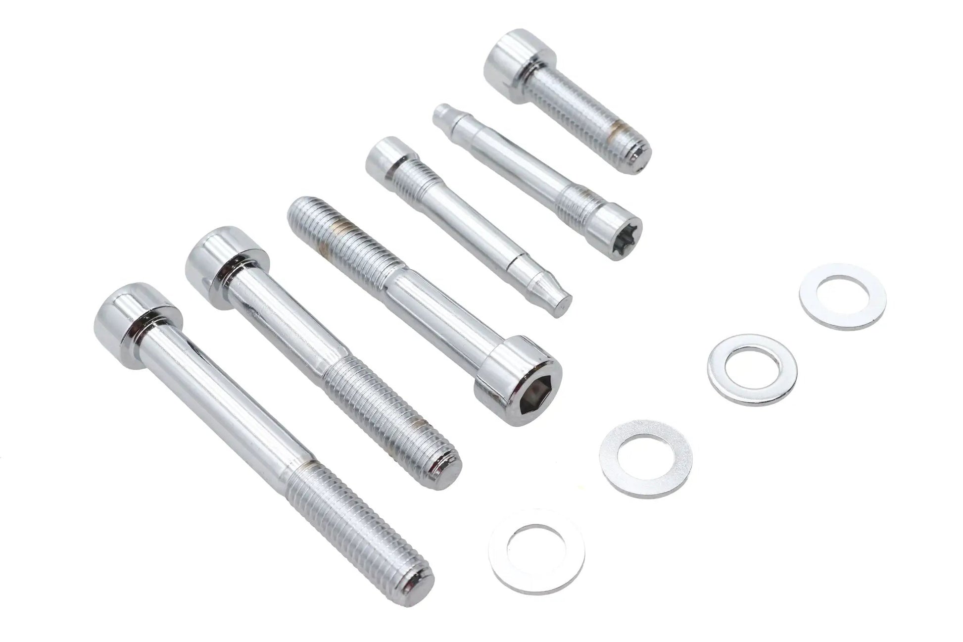 Gardner-Westcott P-80-147 Chrome Front Brake Caliper Mount Kit with Allen Head Bolts for Harley Davidson XL and FXST Models by Gardner-Westcott