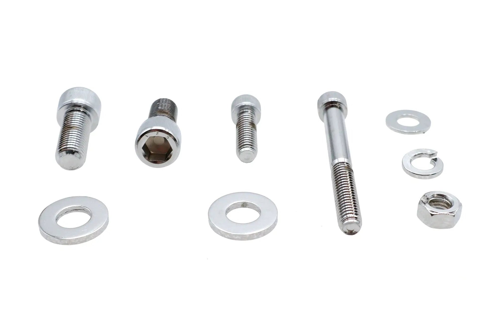 Gardner-Westcott Top Motor Mount Bolt Kit Chrome for Harley Davidson XL (1977-1985) by Gardner-Westcott