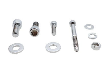 Gardner-Westcott Top Motor Mount Bolt Kit Chrome for Harley Davidson XL (1977-1985) by Gardner-Westcott