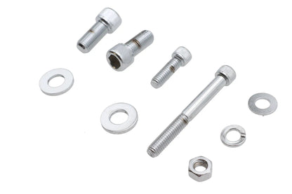 Gardner-Westcott Top Motor Mount Bolt Kit Chrome for Harley Davidson XL (1977-1985) by Gardner-Westcott