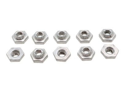 V-Twin Flexloc Nuts 10/32 Inch Cadmium - Reliable Fastening Solution