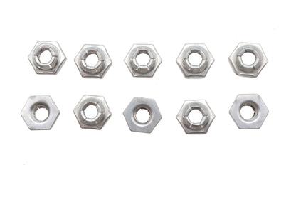 V-Twin Flexloc Nuts 10/32 Inch Cadmium - Reliable Fastening Solution