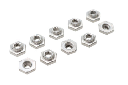 V-Twin Flexloc Nuts 10/32 Inch Cadmium - Reliable Fastening Solution