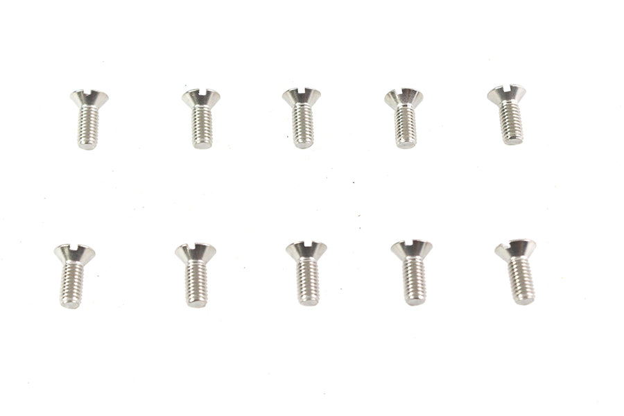 V-Twin Flathead Screws 10-32 x 1/2 inch Stainless Steel, Ratchet Top Drum Cover Replacement Part