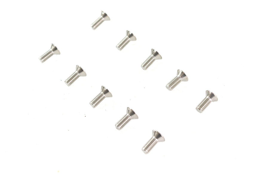V-Twin Flathead Screws 10-32 x 1/2 inch Stainless Steel, Ratchet Top Drum Cover Replacement Part