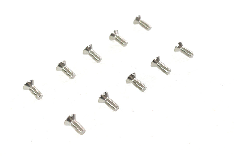 V-Twin Flathead Screws 10-32 x 1/2 inch Stainless Steel, Ratchet Top Drum Cover Replacement Part