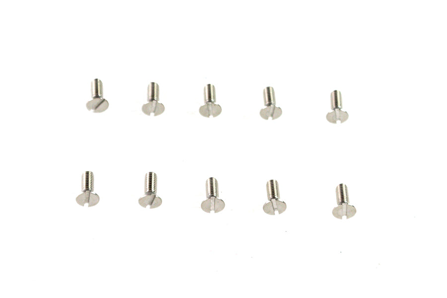 V-Twin Flathead Screws 10-32 x 1/2 inch Stainless Steel, Ratchet Top Drum Cover Replacement Part