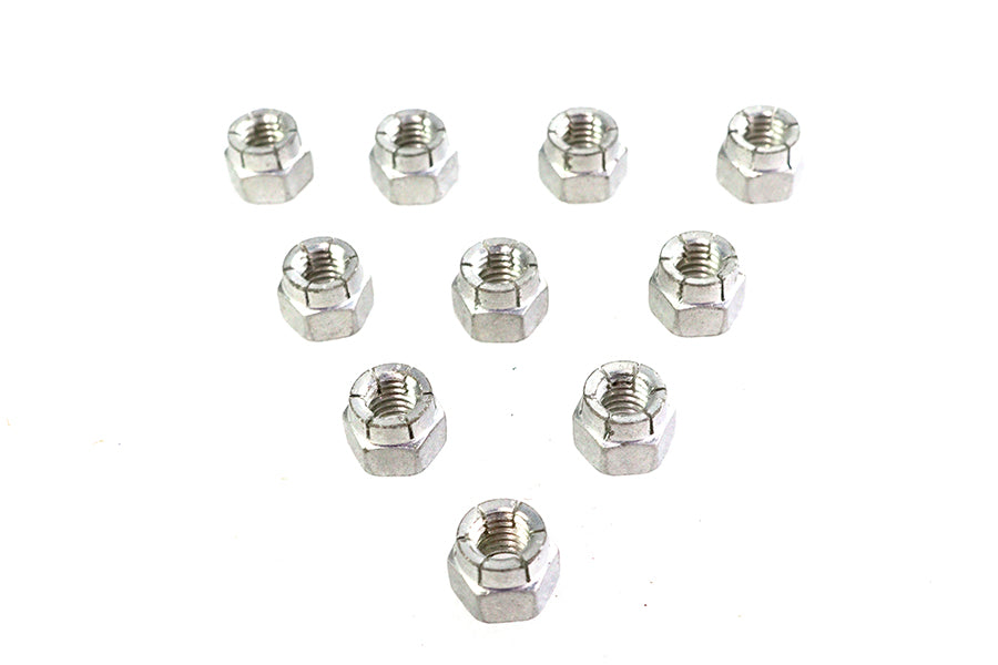 V-Twin Cadmium Flexloc Nuts 3/8 inch-16 – Reliable Thread Locking Fastener