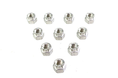 V-Twin Cadmium Flexloc Nuts 3/8 inch-16 – Reliable Thread Locking Fastener