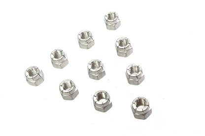 V-Twin Cadmium Flexloc Nuts 3/8 inch-16 – Reliable Thread Locking Fastener