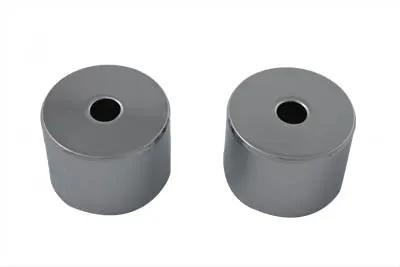 V-Twin Chrome ISO Mount Cover Set with 1/4 Inch Studs – Stylish Protection for Your Motorcycle by V-Twin