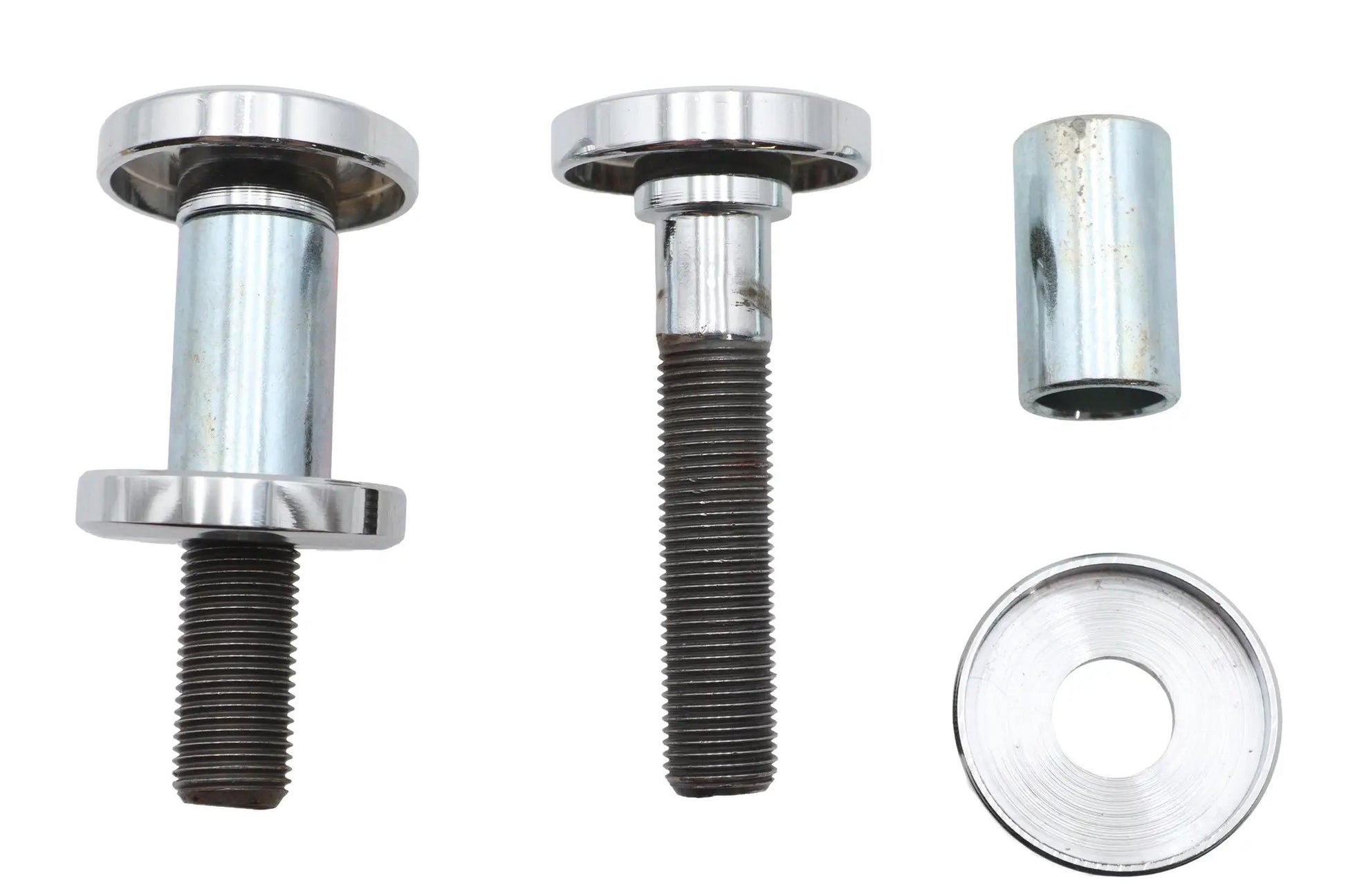 V-Twin Wyatt Gatling Riser Bolt Kit Allen Type Chrome - 1/2 inch x 20 Thread by V-Twin