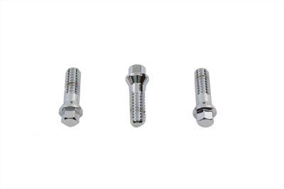 V-Twin 37-0894 Chrome Air Cleaner Screw Set - 3 Pieces