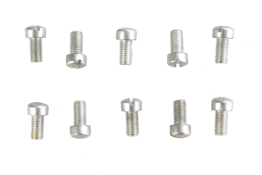 Colony 035-CAD Replica Cadmium Fillister Head Screws, 10-32 x 3/8 Inch Long