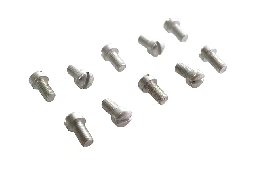 Colony 035-CAD Replica Cadmium Fillister Head Screws, 10-32 x 3/8 Inch Long