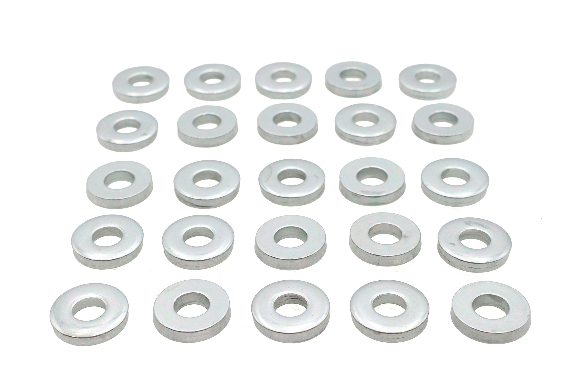 V-Twin Zinc Flat Washers (Pack of 25) – Durable Steel Fasteners for Automotive and Mechanical Projects