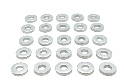 V-Twin Zinc Flat Washers (Pack of 25) – Durable Steel Fasteners for Automotive and Mechanical Projects
