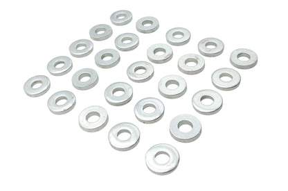 V-Twin Zinc Flat Washers (Pack of 25) – Durable Steel Fasteners for Automotive and Mechanical Projects