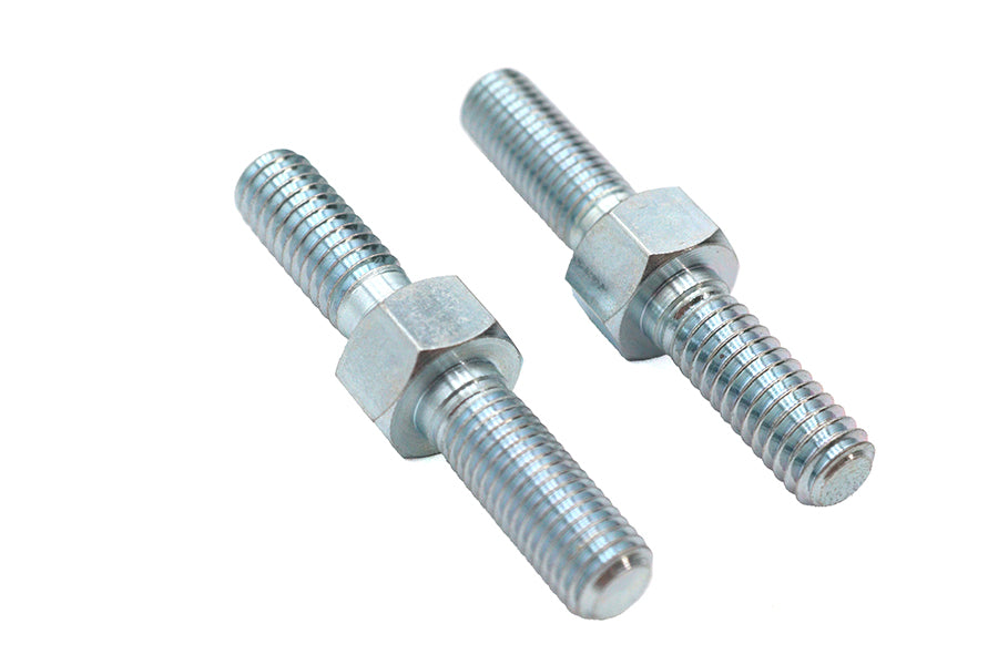 V-Twin Solo Seat Stud Set (Part No. 37-0957) – Motorcycle Accessory Kit with Universal Thread Gauge and Wadding Polish
