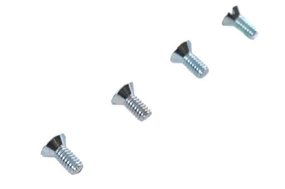 V-Twin 8-32 x 3/8 inch Flat Head Slotted Screw in Zinc, Pack of 4 by V-Twin