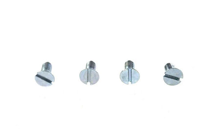 V-Twin 8-32 x 3/8 inch Flat Head Slotted Screw in Zinc, Pack of 4 by V-Twin