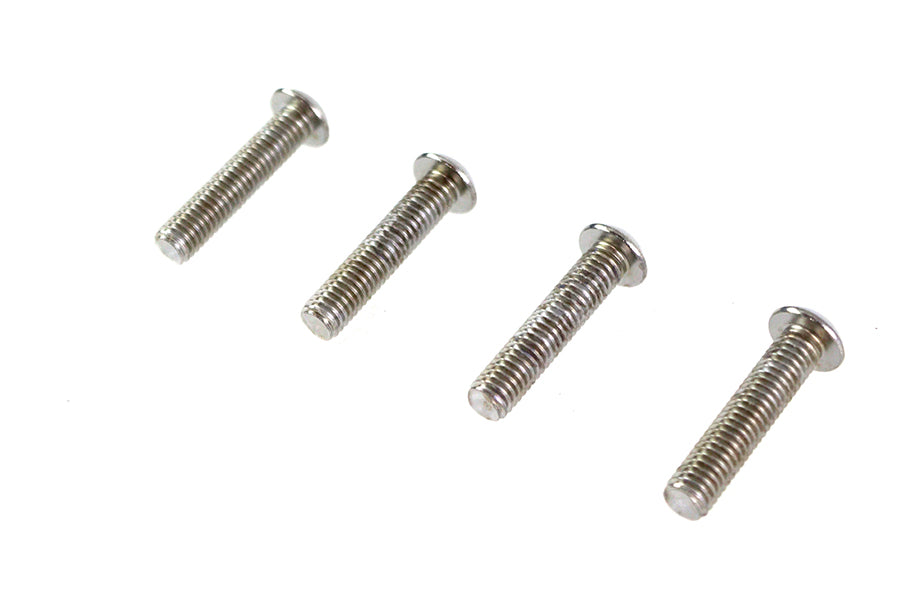 V-Twin Stainless Steel Button Head Screws 3/8 inch-16 x 1-3/4 inch, Set of 4