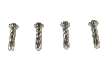 V-Twin Stainless Steel Button Head Screws 3/8 inch-16 x 1-3/4 inch, Set of 4