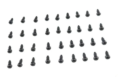 V-Twin Rocker Box Cover Screw Set Black for Harley Davidson EL & FL Models by V-Twin