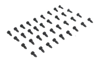 V-Twin Rocker Box Cover Screw Set Black for Harley Davidson EL & FL Models by V-Twin