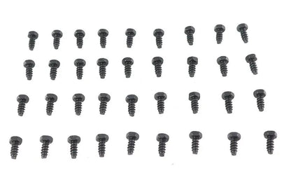 V-Twin Rocker Box Cover Screw Set Black for Harley Davidson EL & FL Models by V-Twin